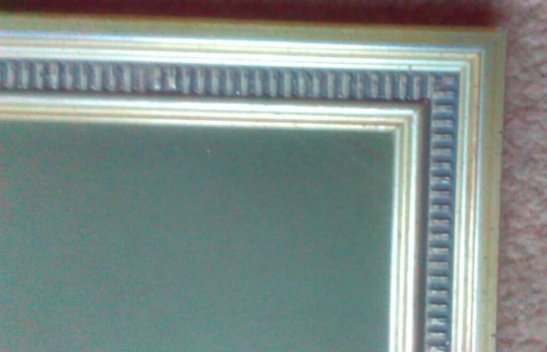Large cross-stitch tapestry, professionally mounted, glazed and framed, perfect condition