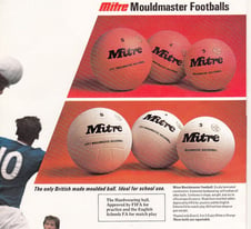 Wanted 70s Mouldmaster Mitre Orange Football wanted to buy