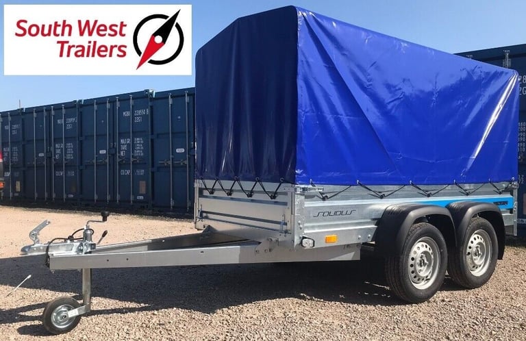Brand New Twin Axle Trailer 750kg 8'8(L) x 4'1(W) x 4'7(H) *Card Payments Accepted*