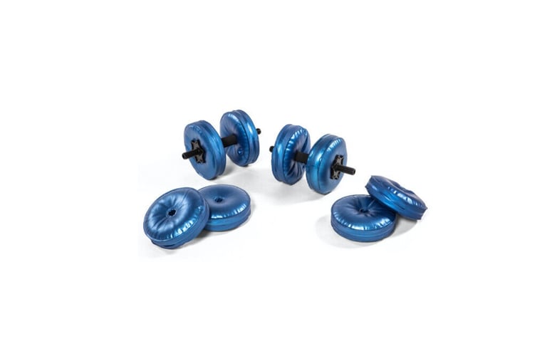 AquaBells Combo Set - Dumbbells and Ankle Weights Travel Weights Set