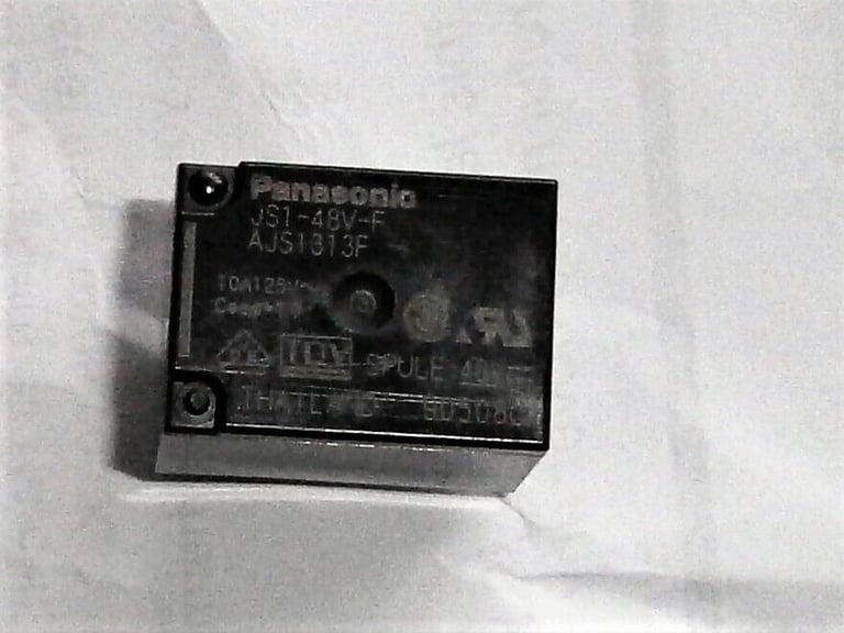 Panasonic, 48VNon-Latching Relay SPDT, RS Stock No.: 815-5120 Mfr. Part No.: JS1-48V-F 