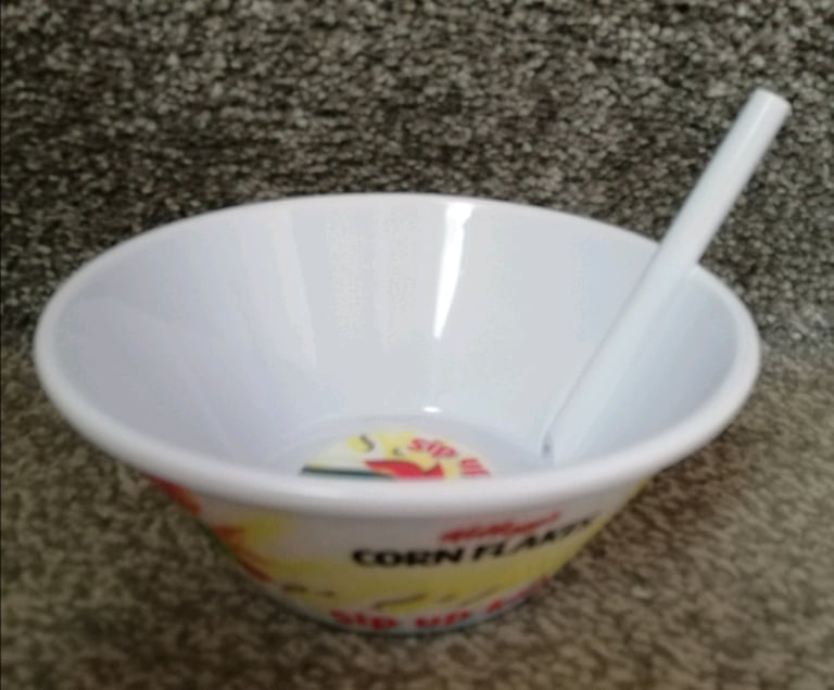 Kellogg's Sip Up Bowls With Built In Straw. Only £8 each.