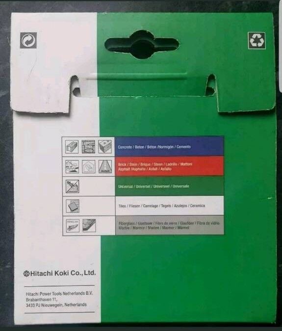 Hitachi – 752801 Diamond Disc 115 x 22.2 x 7 mm – Universal General Work,...