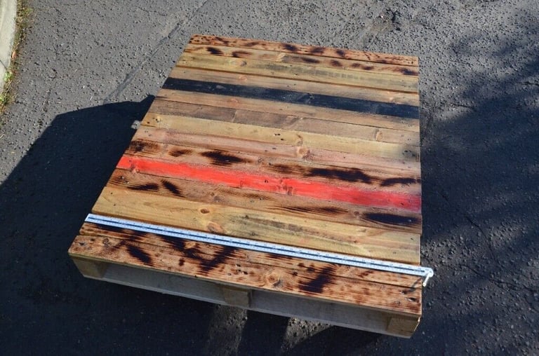 Pallet coffee table with caster wheels - REDUCED TO £100