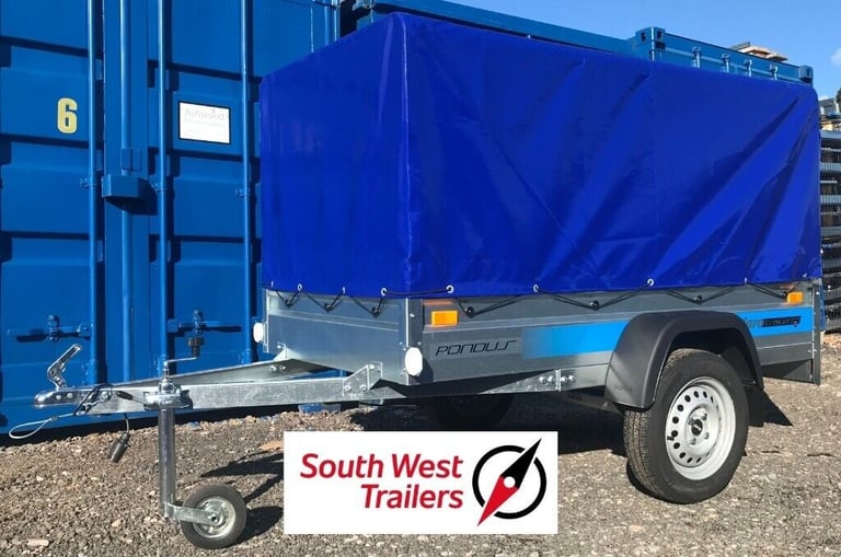 image for Brand New 6x4 Single Axle Trailer with High Frame and Cover