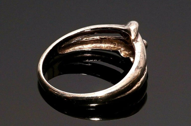 AE-Sterling Silver-925- Lovers Knot Ring