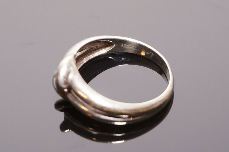 AE-Sterling Silver-925- Lovers Knot Ring