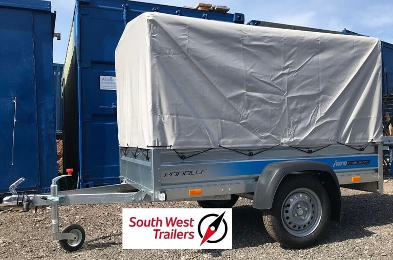 image for Brand New 6'8x4'1 Single Axle Trailer with High Frame and Cover