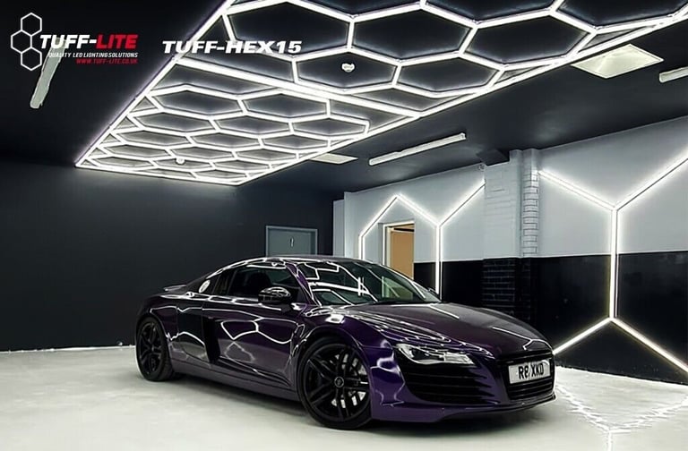 Tuff Lite LED Hex Lighting for Garages Showrooms Gyms Salons