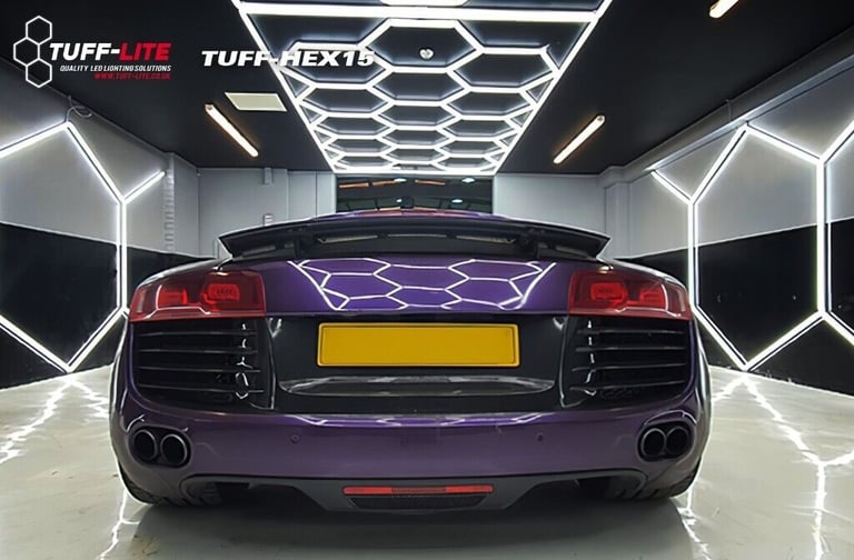 Tuff Lite LED Hex Lighting for Garages Showrooms Gyms Salons