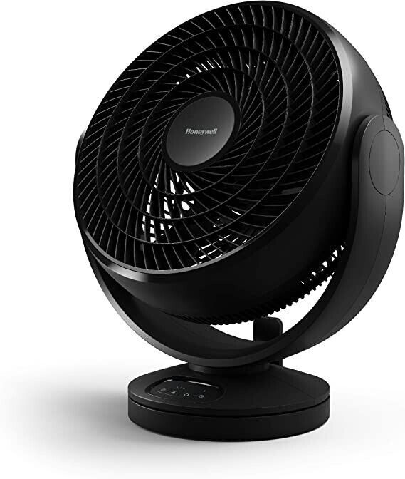 image for Honeywell HF715BE Oscillating Floor Fan,E Small, Black – Oscillating Personal Fan for Home .