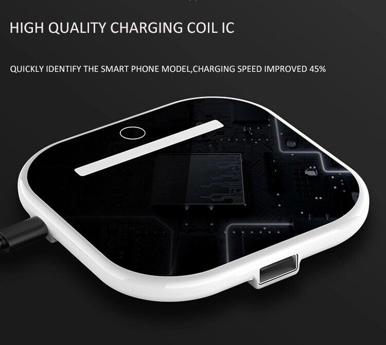 Lamp with wireless charger mobile phone smart fast charger, adjustable