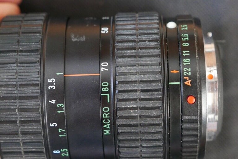 VINTAGE PENTAX 28-80 ZOOM LENS. Excellent condition.