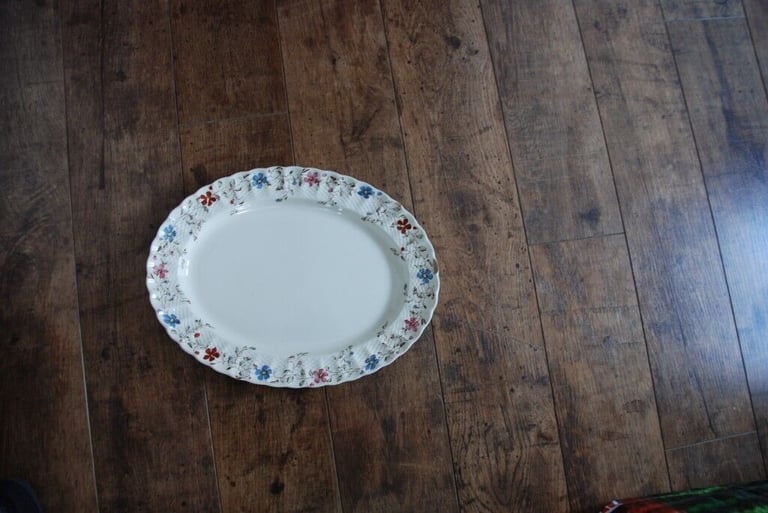 image for Oval Platter - Copeland Spode England Wickerdale Pattern