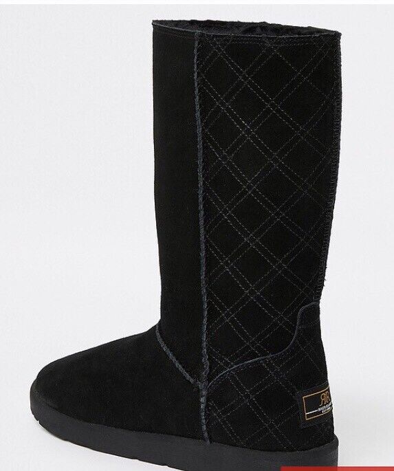 River Island High Leg Fur Lined Boot