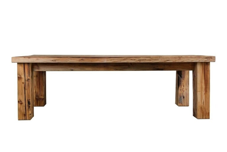 DINING UNIQUE SOLID WOOD TABLES, RUSTIC GRADE