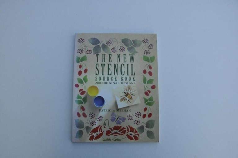 The New Stencil Source Book 200 Original Stencil Template Designs. Unused VGC. Craft Design