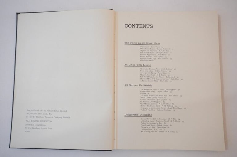 Pick Of Punch Vintage 1962 First Edition Hardback Book Edited By Bernard Hollowood VGUC Original
