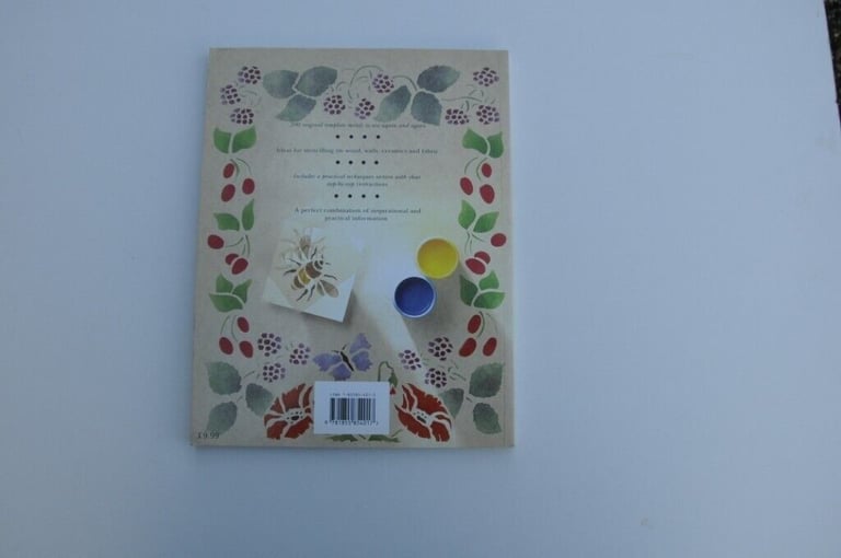 The New Stencil Source Book 200 Original Stencil Template Designs. Unused VGC. Craft Design