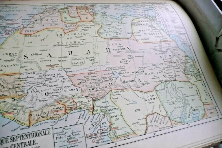 image for ATLAS DES MISSIONS CATHOLIQUES WERNER SCARCE 1886 FRENCH 1ST EDITION vintage 