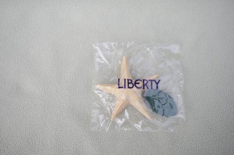 Liberty Of London Hand Carved Wooden Fragranced Star Fish By Woodies Of Thetford.  Bathroom Ornament
