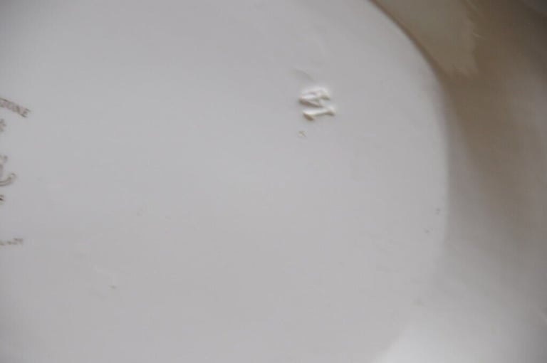Serving Platter Large Octagonal Ironstone Pottery By William Adams & Sons. VGUC
