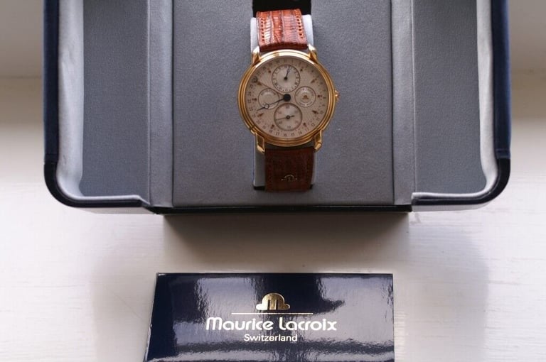 Maurice Lacroix Masterpiece Regulateur automatic mechanical wristwatch- new old - Eta 2892-2