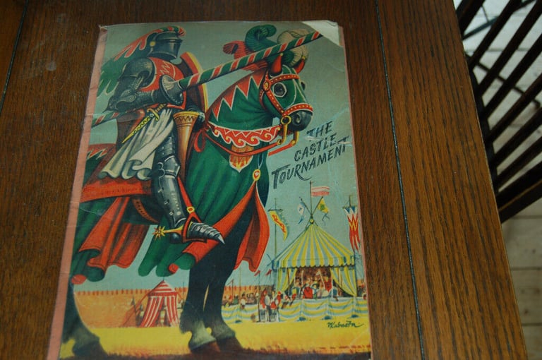 Kubasta, 1st Edition The Tournament vintage collectable pop up books Bancroft & Co 1961
