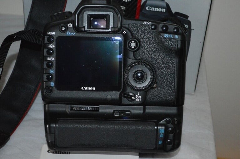 Canon 5D outfit with 50mm f1.8 or 40mm Panckake as Standard, battery pack all as new and boxed