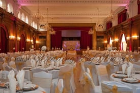 image for Wedding Stylist £5pp Table Decoration Rental £5 Platform Stage Hire Cloths £9 Cylinder Vase Hire