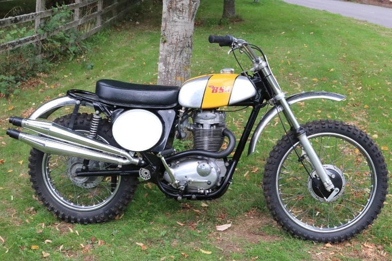 BSA B50 MX B 50 MX 1973 one of the very last made Untouched Museum
