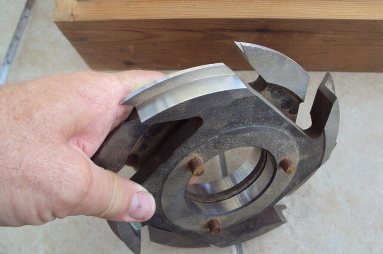Wadkin 4 cutter heads - planing heads in box