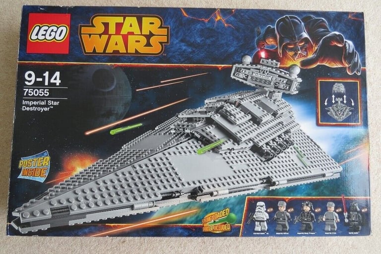 Lego 75055 Star Wars Imperial Star Destroyer Age 9-14 100% Complete + Box +  Manuals | in Ringmer, East Sussex | Gumtree