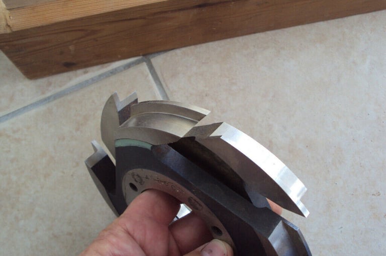 Wadkin 4 cutter heads - planing heads in box