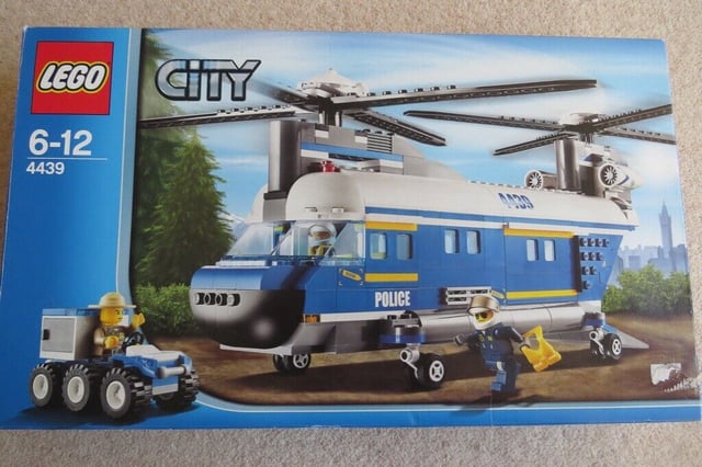 Lego city hot sale police helicopter 4439