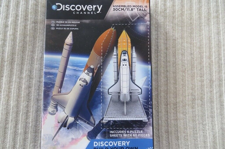 image for Discovery Build Your Own 3D Space Shuttle Age 8+ NEW