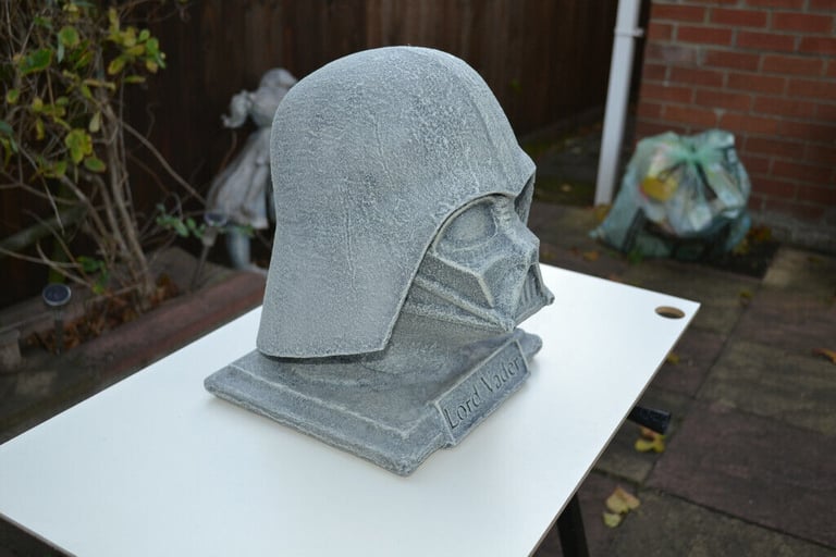Lord Vader! Stone effect...secret stash can! Star Wars