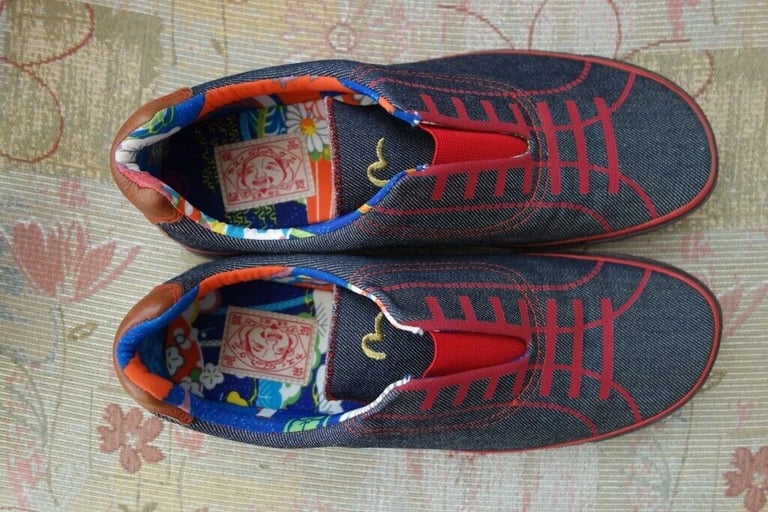 EVISU MENS SLIP-ON SHOES, BRAND NEW, SIZE 8. £25.