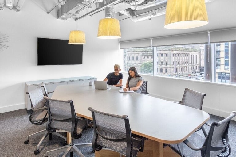 Glasgow - G2 4JR, Your private office 2 desks to rent at Spaces Charing Cross