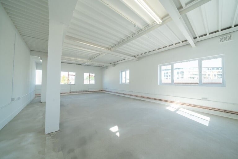 Spacious creative studio office and workshop spaces in South London Victorian warehouse conversions