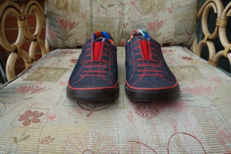 EVISU MENS SLIP-ON SHOES, BRAND NEW, SIZE 8. £25.