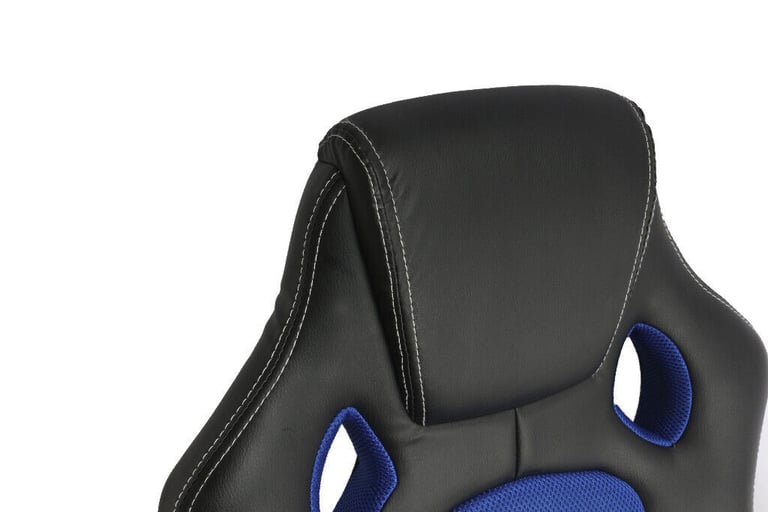 New BLUE PC XBOX PS5 Gaming Computer Chair Ergonomic Adjustable Swivel Recliner Laptop Office Home