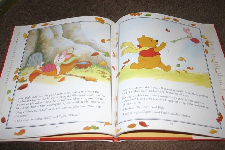 Winnie the Pooh Hardback Book, two favourite stories
