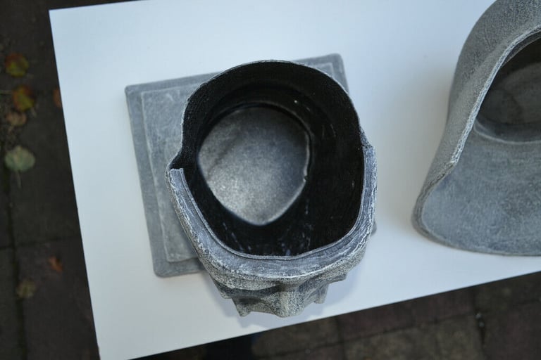 Lord Vader! Stone effect...secret stash can! Star Wars