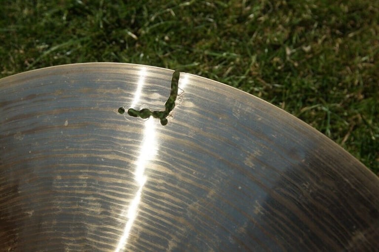 Paiste Signature 18 inch mellow Crash cymbal - '89 - 1315g - Vintage