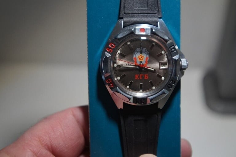 Vostok Automatic mechanical wristwatch - Cal 2416 - Secret Police/KGB-Russia '99