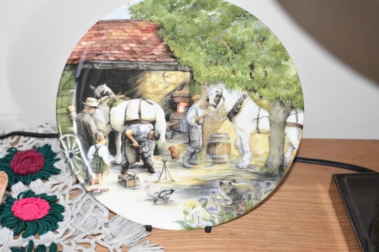 Royal Doulton Collectors Plate by Susan Neale 'the Blacksmith'