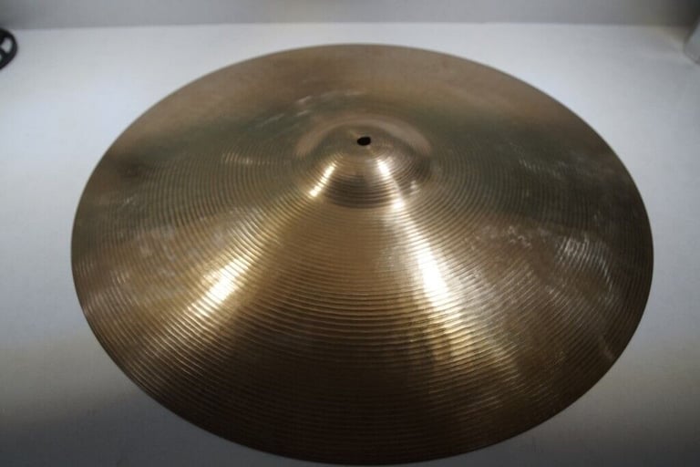 image for Paiste Formula 602 20 inch Medium/medium Ride/Ride? cymbal - '60s - Vintage
