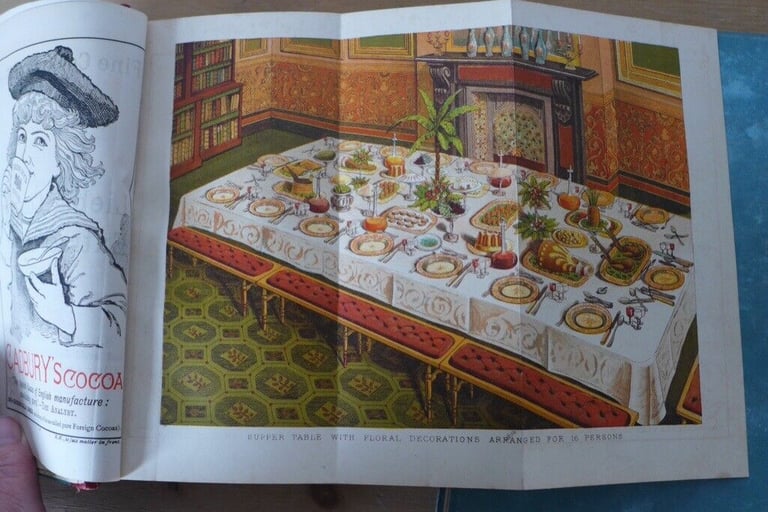 image for Collectible/collectable: 1895 antique copy of Mrs Beeton’s Household Management.