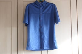 Blue golfing polo shirt. Clockhouse Size medium